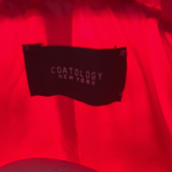 COATOLOGY Cherry Colored NWT Puffer Vest Size Small - Spring - Picture 4 of 5